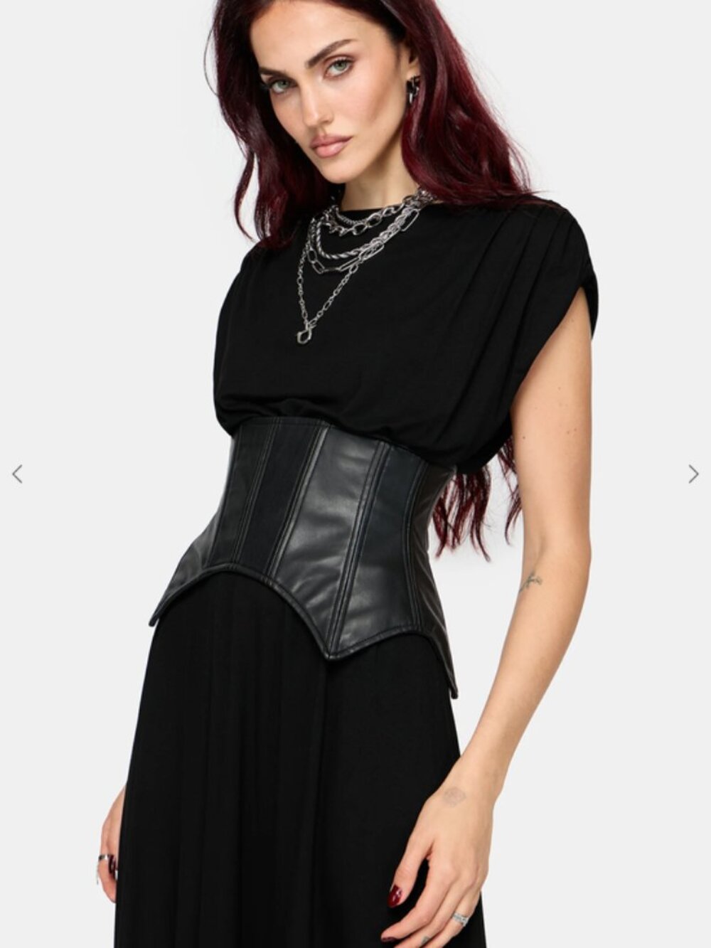 Marsail Corset Maxi Dress NWT